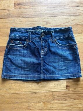 American Eagle Outfitters Blue Denim Mini Skirt